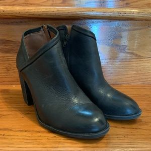 Lucky Brand black leather booties